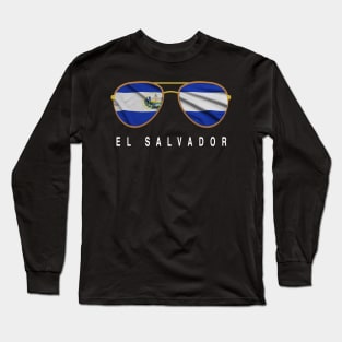 El Salvador  Sunglasses Long Sleeve T-Shirt